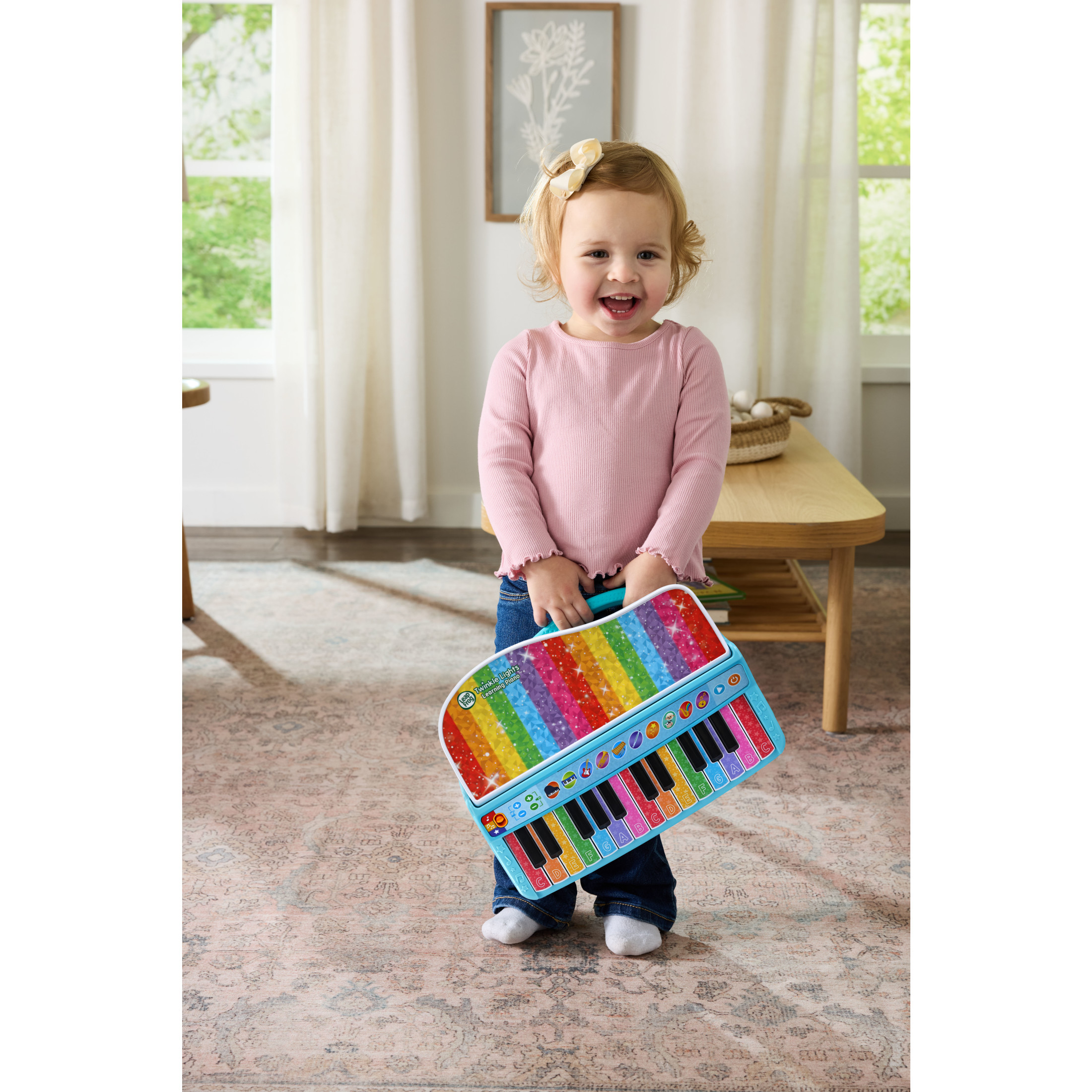 Leapfrog Twinkle Lights Learning Piano, Multicolor photo 3