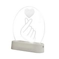 thumbnail image 4 of Lámpara de LED neón Fernando forma de corazón señal de luz nocturna estilo A, 4 of 8