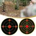 thumbnail image 3 of 100 Pack Splatter Targets, 3/6 Inch Stick and Shoot Splatter Targets, Adhesive f Stickers with Yellow Effect Target Shooting, 3 of 9