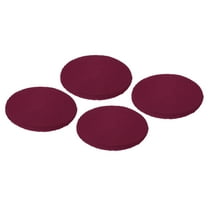 Unique Bargains 4 Pack Round Bar Stool Covers Non-slip Cushions Chair Stool Slipcovers Red