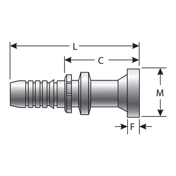 Gates G20300-2020 Code 61 O-Ring Flange GlobalSpiral Coupling