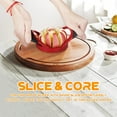 thumbnail image 5 of RYLZX Premium Apple  Corer and Slicer Tool, Sturdy Apple Core Remover with Upgraded Cutter & Reinforced Thicker Blade, Stainless Steel Kitchen Fruit Gadget-(Red), 5 of 10