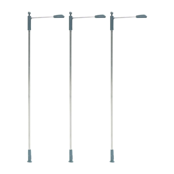 3 piezas de farolas para maquetas de trenes y ferrocarriles, ideales para dioramas de mesas de arena. Estilo A
