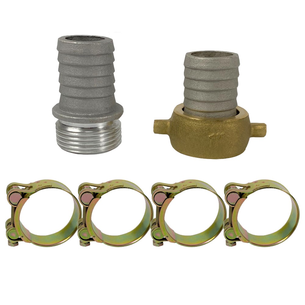 Sigma 1" X 300' Ft PVC Layflat Agricultural Pump Discharge Hose & Thread CamLock(300)