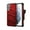 Red & Black, variant on ZIZO BOLT Bundle for Galaxy S21 FE Case with Screen Protector Kickstand Holster Lanyard - Black