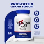 Prostan Plus - Official ProstanPlus Pills For Prostate Heath, All Natural Formula To Support Control, Energy & Overall Well-Being, Review (60 Capsules)