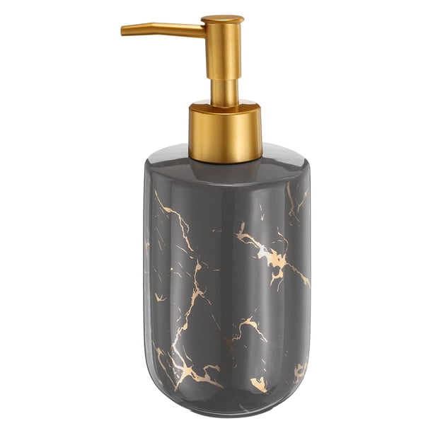 Dispensador de jabón de 10 oz para manos y platos, 1 pieza, color gris para cocina