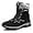 Black, variant on Men Women Fashion High Top Winter Boots for Snow Street Walking