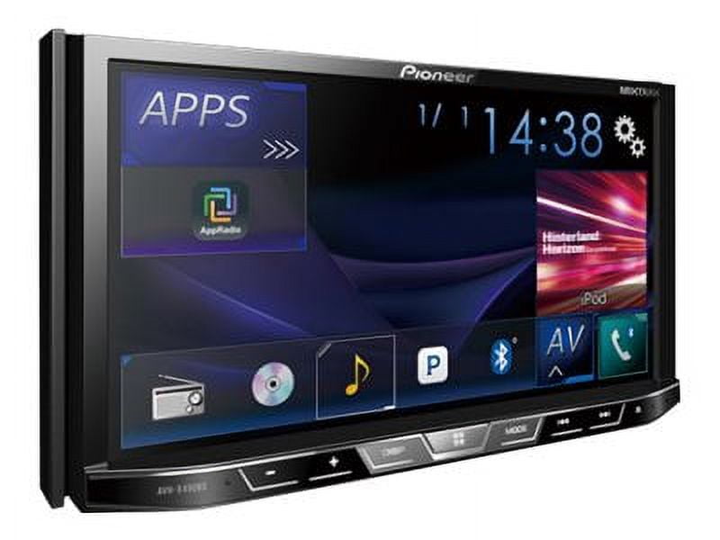 Pioneer AVH-X490BS Double-DIN DVD Receiver with Bluetooth and Touchscreen Display, 7"
