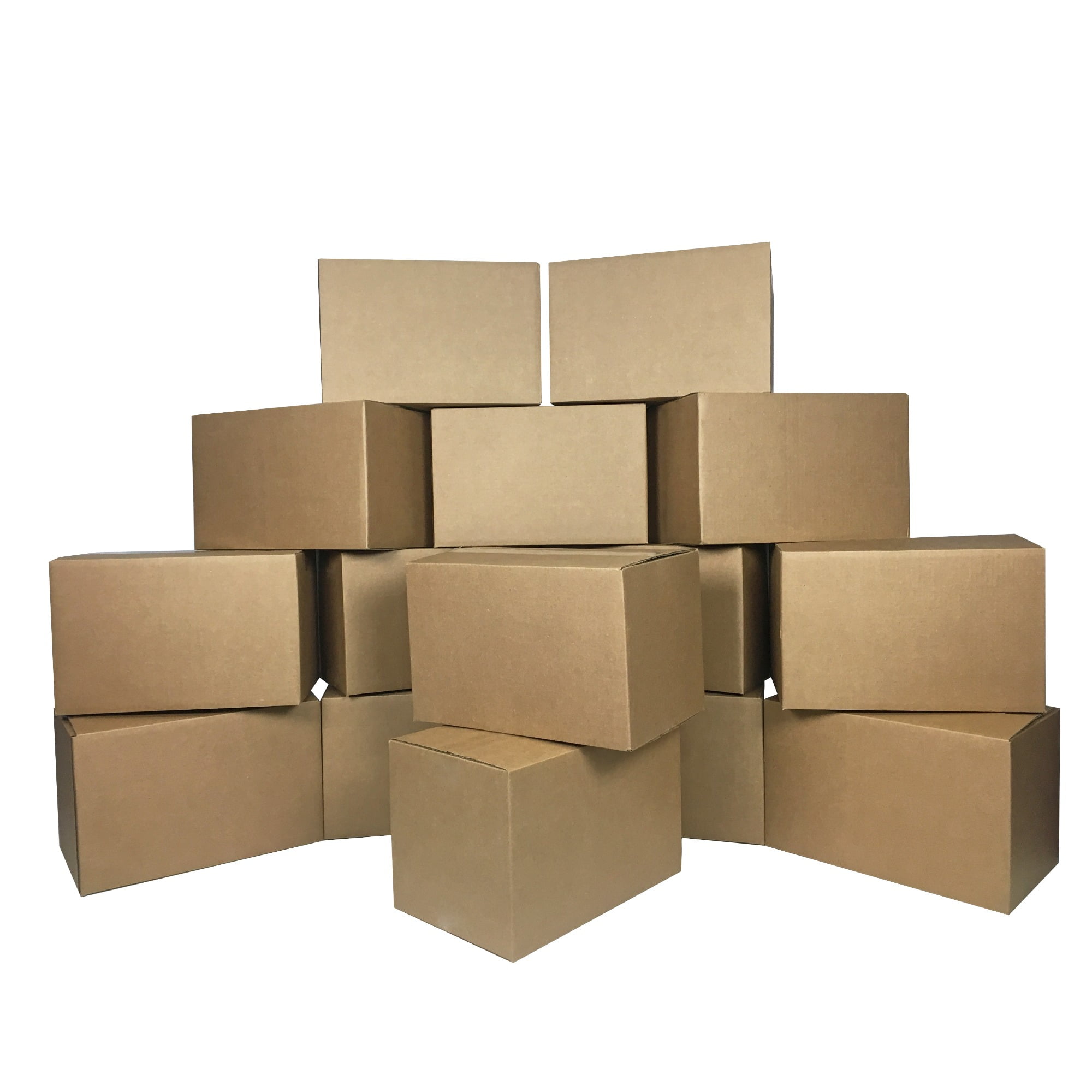 15 Small Moving Boxes - 16x10x10 - Cardboard Box Packing Shipping
