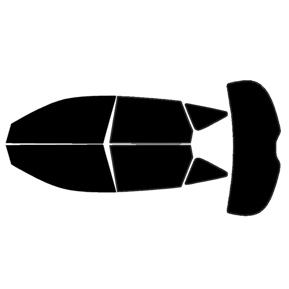 Haiy Co - PreCut 2Ply 05% Window Tint Film Kit For 2003-2008 Nissan Murano -Side+Rear Window