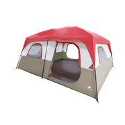 Ozark Trail Hazel Creek 14-Person Family Cabin Tent, with 2 Rooms, Red