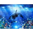 thumbnail image 1 of Tile Mural Bathroom Backsplash - Love of Orcas - by Christian Riese Lassen, 1 of 1