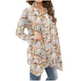 thumbnail image 6 of Uaswgudfs Ghost Floral Autumn Coat: Draped Open-Front, Soft Texture, Notched Collar & Lightweight for Mild Weather, 6 of 6