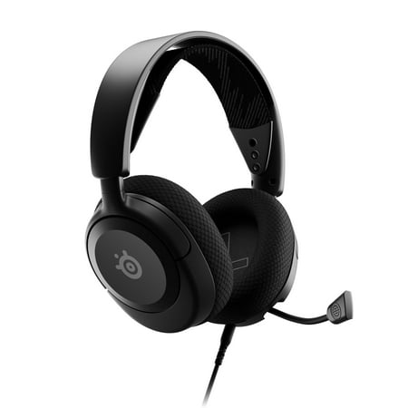 SteelSeries Arctis Nova 1 Wired Gaming Headset for PC with 3.5mm Jack — Black