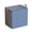 Blue, variant on Bigersell Fabric Storage Bins for Clothes Storage Bag Slider Zipper Foldable Closet Organizers Storage Containers with Carrying Handles Gray L