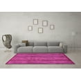 thumbnail image 3 of Ahgly Company Indoor Round Abstract Pink Modern Area Rugs, 3' Round, 3 of 4