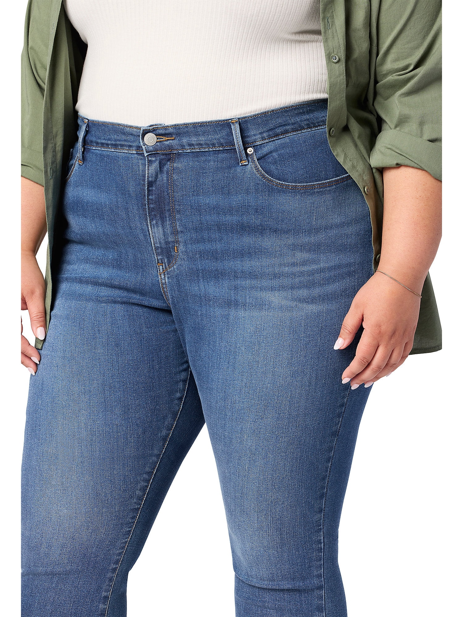 Levi Strauss Signature Women's Mid Rise Capri