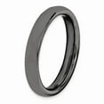 thumbnail image 3 of 925 Sterling Silver Stackable Expressions Black-plated Polished Ring Size: 10; for Adults and Teens; for Women and Men, 3 of 5