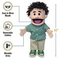 thumbnail image 3 of 14" Kenny, Peach Boy, Hand Puppet, 3 of 6