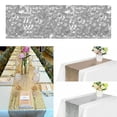 thumbnail image 4 of Corredores de lentejuelas 12 x 108 para boda Soledad decoraciones plata, 4 of 7
