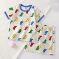thumbnail image 2 of Asxite Toddler Summer Outfits Soft Breathable Sleeveless Crew Neck Top and Shorts Set, 2 of 6