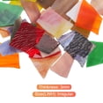 thumbnail image 2 of Unique Bargains 200g Glass Mosaic Tiles for Craft, Stained Glass Mosaic Tiles Bulk for Craft DIY Art Project Multicolor, 2 of 5