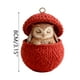 thumbnail image 3 of Adornos navideños, regalos navideños, bolas de punto navideñas, adornos acrílicos, lindos amigos del bosque con patrones Fair-Isle, linda serie de colgantes con animales, 3 of 6