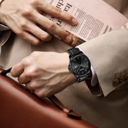 Watches for Man Minimalist Quartz Watch with Leather Strap & Calendar 30M Water Resistant Watch Gift for Man