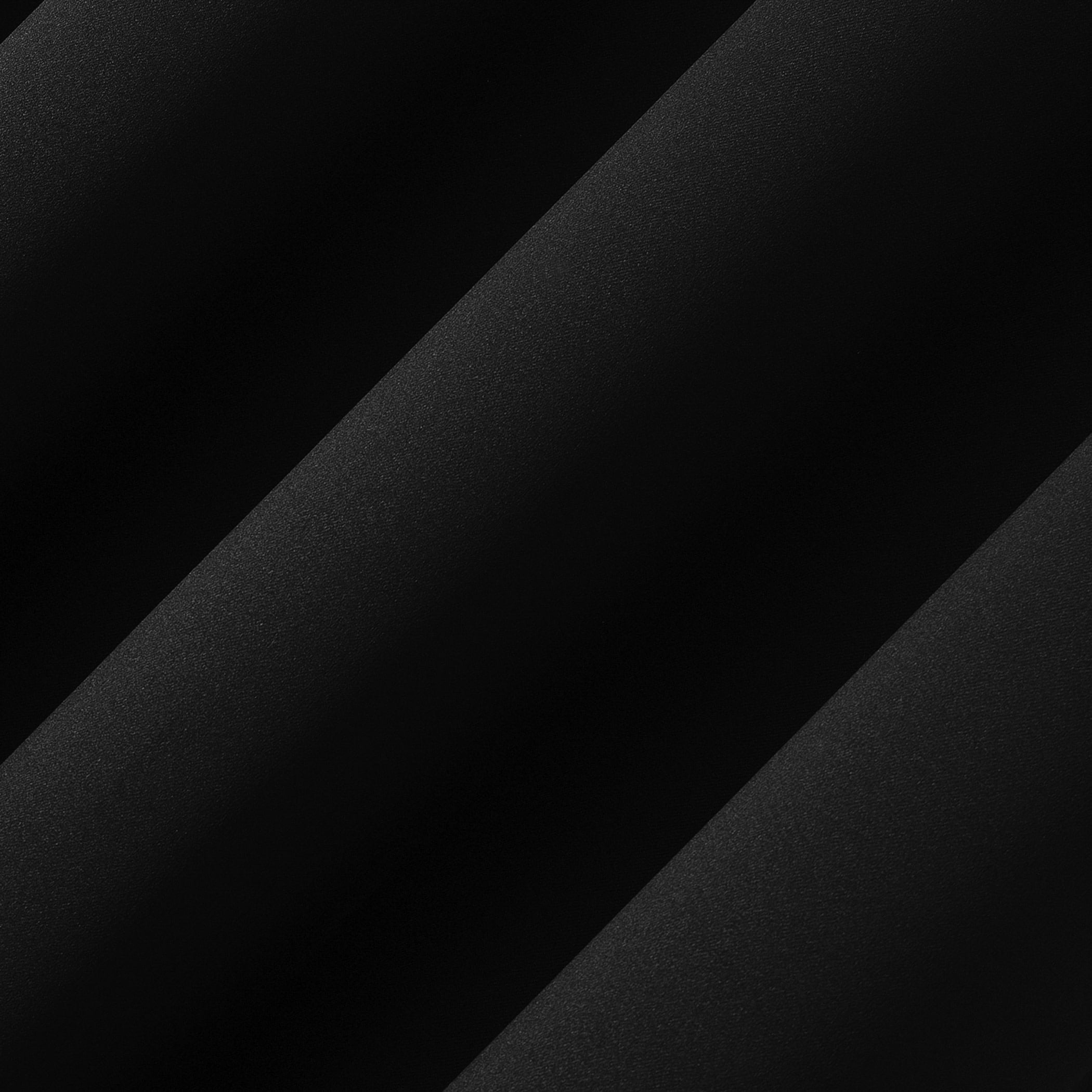 Sun Zero Bergen Theater Grade Extreme 100% Blackout Rod Pocket Curtain Panel, 40"X84", Black