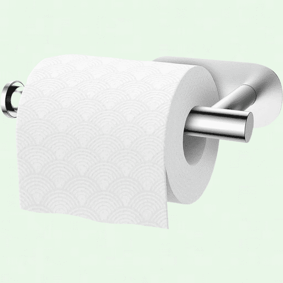 Self Adhesive Toilet Paper Holder, Waterproof Stainless Steel Tissue Dispenser