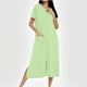 thumbnail image 1 of Camisón largo con cremallera para mujer, bata de punto, largo completo, color degradado, con bolsillos, 1 of 7
