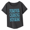thumbnail image 2 of Camiseta para mujer Camiseta básica Camiseta transpirable con cuello redondo para mujer Tops de verano para oficina Playa Trabajo Vacaciones S, 2 of 8