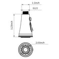 thumbnail image 4 of Labymos Tête de Jet pour Robinet Évier 3 Fonctions Tête de Jet G1/2 Buse de Jet Extractible, 4 of 8