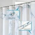 thumbnail image 5 of Extra Large Shower Curtain for Bathroom,Marble Shower Curtains, Waterproof & Anti-Rust Grommet (72x84 inch, Marine Blue), 5 of 6