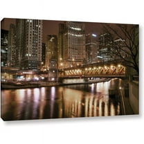 ArtWall Dan Wilson " Chicago-Michigan Abenue Bridge " Art Appealz Removable Wall Art