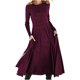 thumbnail image 1 of Vestido de manga larga para mujer Vintage Floral acampanado A-Line Swing Casual Party cuello redondo vestidos con bolsillos Fridja  NMB1219, 1 of 5