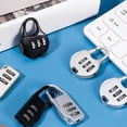 thumbnail image 5 of AQITTI Household Tools 3 Digit Combination Locks Set Small Padlock Combination Lock for Luggage Padlock for Suitcase, 5 of 5