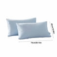 thumbnail image 3 of Aodebiao Microfiber Pillow Cases Standard Size, Soft Pillowcases with Envelope Closure, Wrinkle, Stain Resistant Pillow Covers, 20x26, 3 of 8