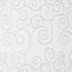 thumbnail image 4 of Collections Etc Scroll Patterned Elegant Dining Chair Cover - Fancy Dinging Room Décor, White, 4 of 4