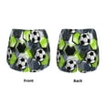 thumbnail image 3 of Gukieu Football Print Women's Sports Shorts with Drawstring Elastic Waistband for Running, Yoga, Fitness-Medium, 3 of 7