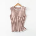 thumbnail image 2 of MuXiKeJi Clothes Tank Tops for Women Built in Bra Backless Basic Double Lined Summer Spaghetti Strap Sleeveless Cami Workout Shirts, 2 of 3