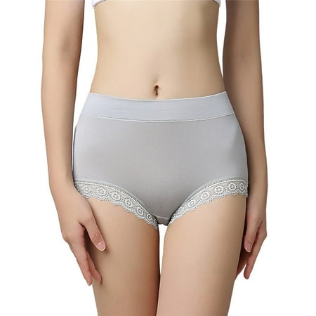 

Women s Panties Spring Summer Breathable Casual Solid Color High Waisted Tight Lace Underwear Panties For Women