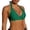Green-b, variant on Womens Bikini Top Halter String Triangle Bathing Suit Top Minimalist Full Coverage Swimsuit Top Only, Size M