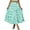 Green, variant on BJUTIR Skirts For Women Boho Line Swing Elastic Long Waist Women Pleated Skirt Dress Summer Tiered Pocket Beach Flowy A Printing Skirt