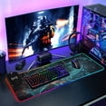 thumbnail image 6 of Wireless Charging Mouse Pad Large RGB Gaming Desk Mat 13 Light Modes Mousepad 35.4x15.7 Digital Map, 6 of 6