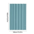 thumbnail image 3 of Eliaeconx Shower Curtain, Waterproof Bathroom Curtain, 71x71 Inch Solid Color Liner, Light Filtering Privacy Partition for Bathroom Decor, Light Blue, 3 of 7