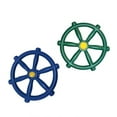 thumbnail image 1 of Rueda de Barco Pirata Portátil de 2 Piezas para Columpio, Aire Libre, azul Zulema juguetes volante, 1 of 8