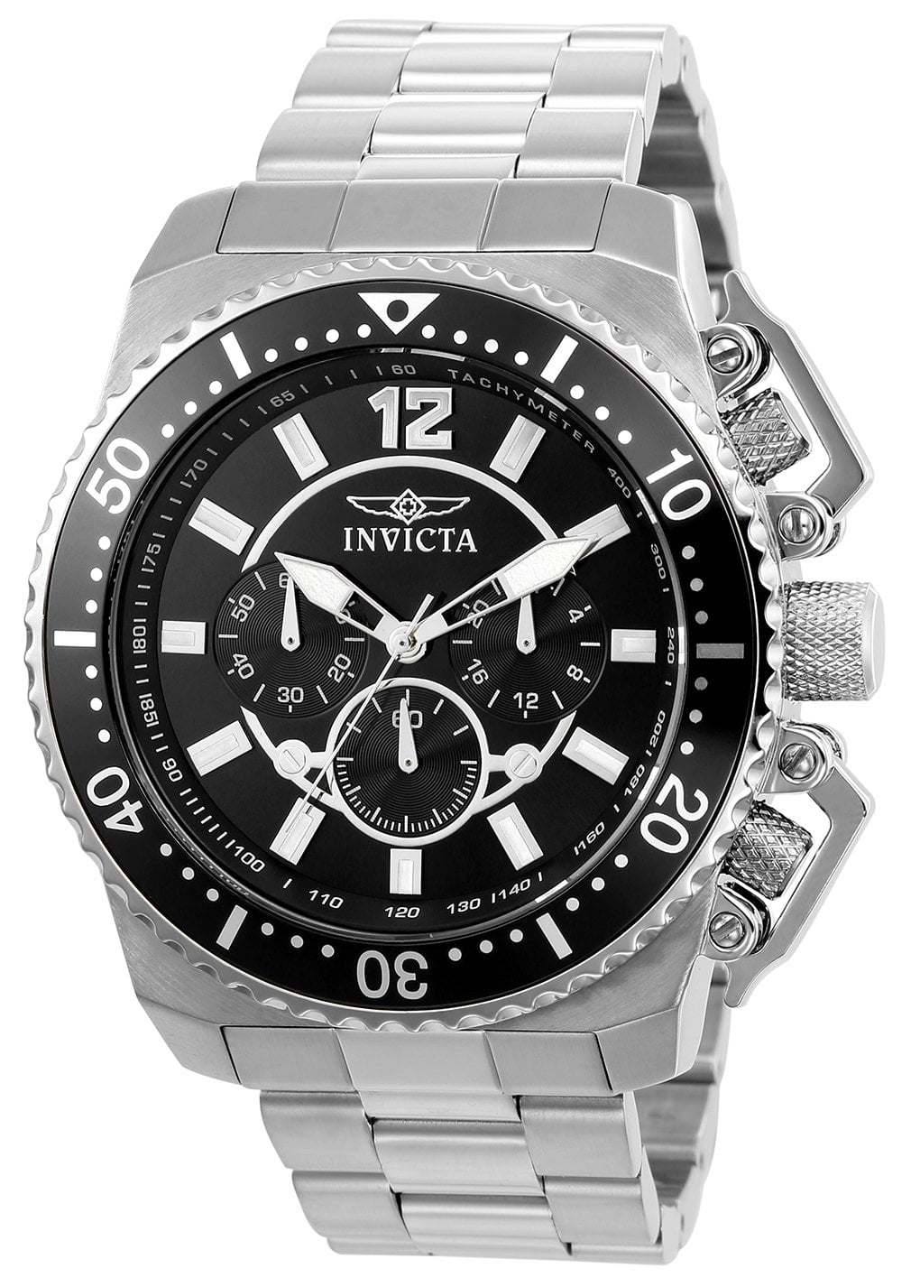 Invicta Men's 21952 Pro Diver Quartz Multifunction Black Dial