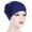 1_Blue, variant on Lroveb Turbans for Women Head Wrap Hijab Beading India Hat Muslim Ruffle Cancer Chemo Beanie Floral Turban Cap Hat
